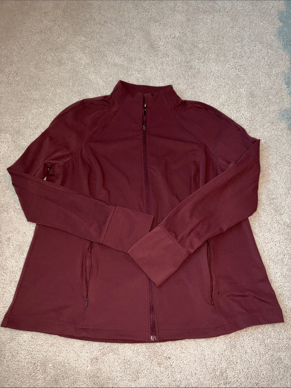 Avia Women's Burgundy Full-Zip Athletic Jacket size 2XL (20)